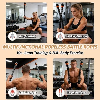 Portable Ropeless Battle Ropes