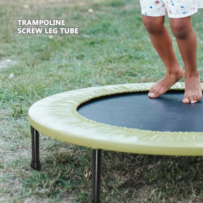 Trampoline Leg with Pad 2 pcs Replacement Trampoline Legs 7.48 in Leg Tube Parts Anti-Slip Tube Covers Frame Support for Outdoor Use