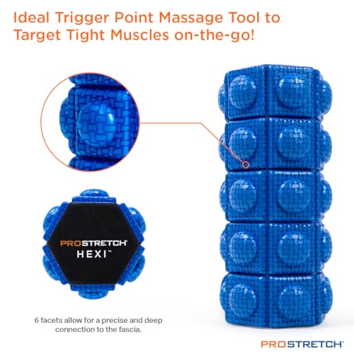 ProStretch Hexi, Mini Foam Roller for Sore Muscles & Deep Tissue Recovery