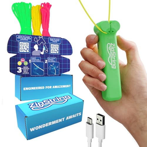 ZipString Original Rope Launcher Toy, Luscious Lime - color: Luscious Lime