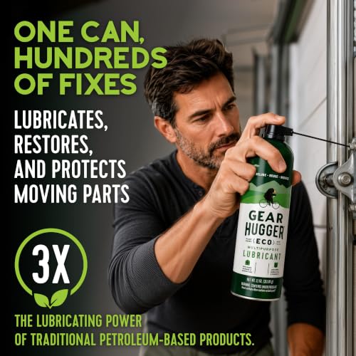 Gear Hugger Multipurpose Lubricant Spray, Plant-Based (11oz, Pack of 1) - style: Multipurpose Lubricant (11 oz, Pack of 1)