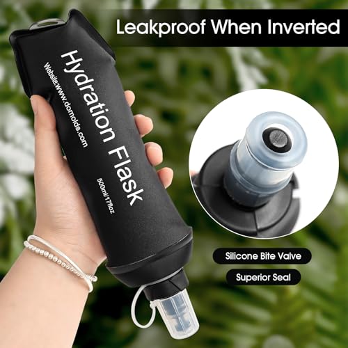 GUYI GYGYL Soft Flask, Collapsible Water Bottle for Sports, 150ml Black - color: 150ml Black