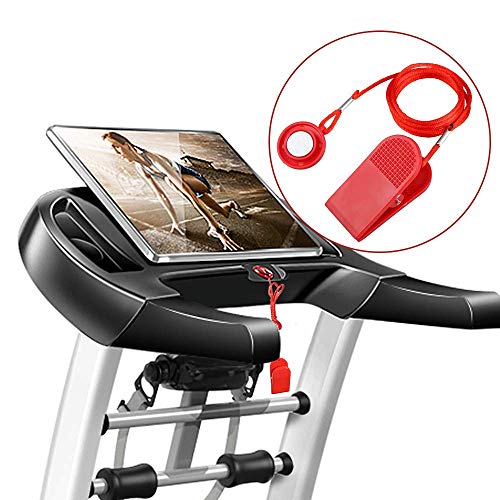 Treadmill Safety Key for Most NordicTrack Proform Image Weslo Reebok Epic Gold's Gym Freemotion and Healthrider Treadmills - color: Bright Red