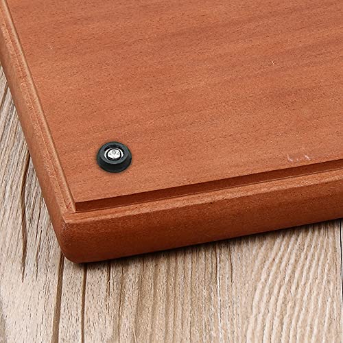 Cutting Board Feet Small Round Rubber Feet with Washer and Stainless Steel Screws 0.2" H x 0.43" W - 50 Pack - size: 0.2" H x 0.43" W_50 Pack