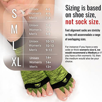 My Happy Feet Charcoal Socks (Large) & Spiked Peanut Massage Ball Set - color: Charcoal, size: Large