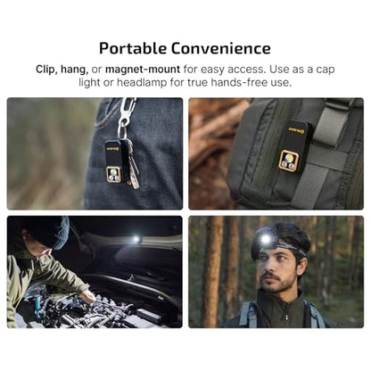 OLIGHT Oclip Pro S Pocket EDC Clip-on Flashlight, Black - color: Black