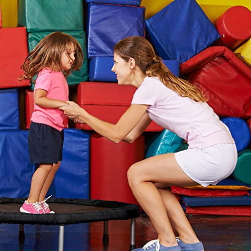 Tatuo Trampoline Spring Cover Round Replacement - color: Black, size: 48 Inch-8 Hole