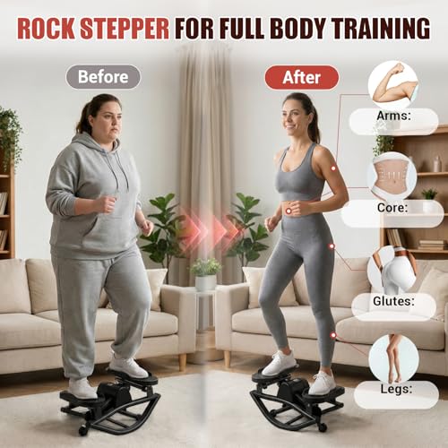 Rock Stepper Side to Side, 300 LBS Capacity, Side Stepper Exercise at Home
