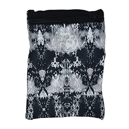 Sprigs Banjees 2 Pocket Wrist Wallet - color: Black Abstract
