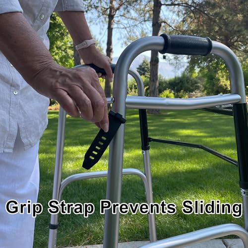 Easy Drink Holder with Small Pouch, No Tools Mount for Walkers, Wheelchairs