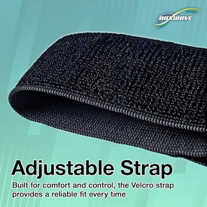 BoxWave Holster Compatible with Samsung Galaxy S26 Ultra - ActiveStretch Sport Armband, Adjustable Armband for Workout and Running - Jet Black