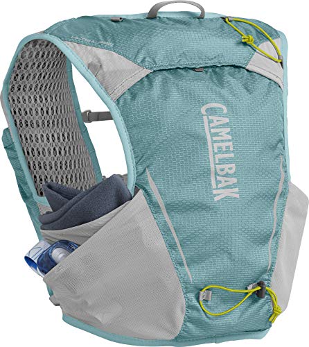 CamelBak Women’s Ultra Pro Running Hydration Vest - color: Aqua Sea/ Silver, size: X-Small