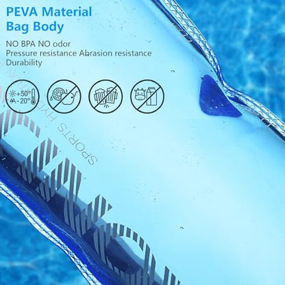 JEELAD TPU Hydration Bladder Water Bladder Ultra-Durable Water Storage Bladder for Hydration Backpacks Outdoor Hiking Running Cycling Camping Climbing - size: 01 - 2L - TPU Water Bladder