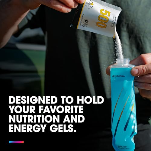 HydraPak SoftFlask Collapsible Nutrition Flask 2-Pack (150ml, Malibu) - color: Malibu, style: NEW 150ml 2-Pack