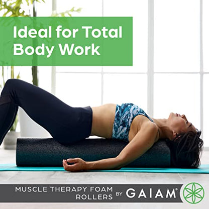 Gaiam Restore Foam Roller, Muscle Recovery, 36" Long