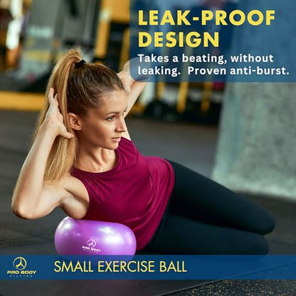ProBody Pilates Ball Small — 9 Inch Small Exercise Ball - color: Purple