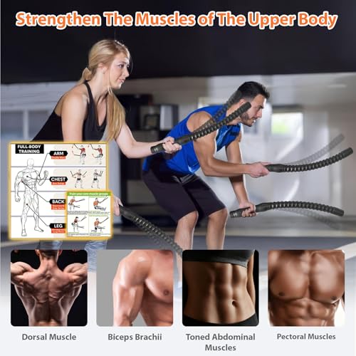 Weighted Ropeless Battle Ropes -1 lbs Each
