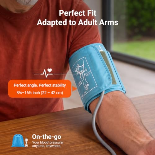 iHealth Accu Bluetooth Upper Arm Blood Pressure Monitor for Home Use - color: White