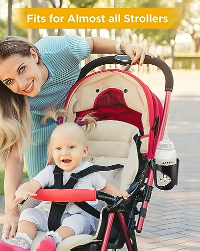 BUNDLEPRO Universal Stroller Cup Holder