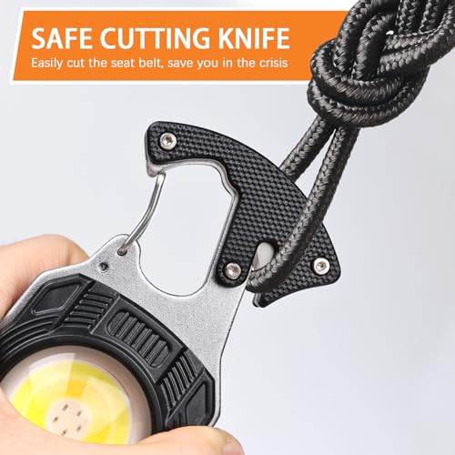 MAKDAK 4PC Keychain Flashlight Rechargeable Cob Keychain Work Light 7 Modes High Lumen Flashlights for EDC Camping Tent Light, Emergencies, Hiking,Car Repairing,Power Outrage,Pet Walking - color: Black*4PC
