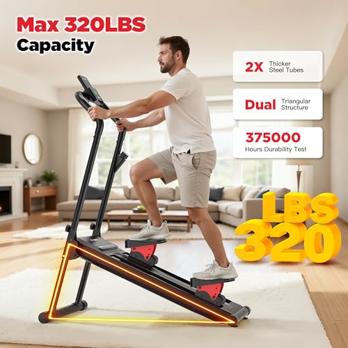 Magnetic Stair Stepper Vertical Climber - Home Cardio Machine