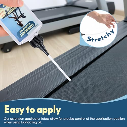 Premium Quality 100% Pure Silicone Treadmill Belt Lube High Temperature Resistant Stable Lube with Rigid Application Tube Easy to Use Suitable for Most Treadmills