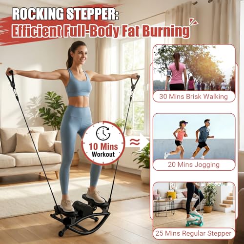 Rock Stepper Side to Side, 300 LBS Capacity, Side Stepper Exercise at Home
