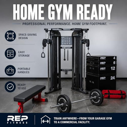 REP Fitness Stackable Soft Foam Plyo Box Set, Adjustable Plyometric Jump Box for Home Gym Workouts, Plyometric Jumping Platform for Exercise, Step Training, HIIT & CrossFit - style: 6" and 12"