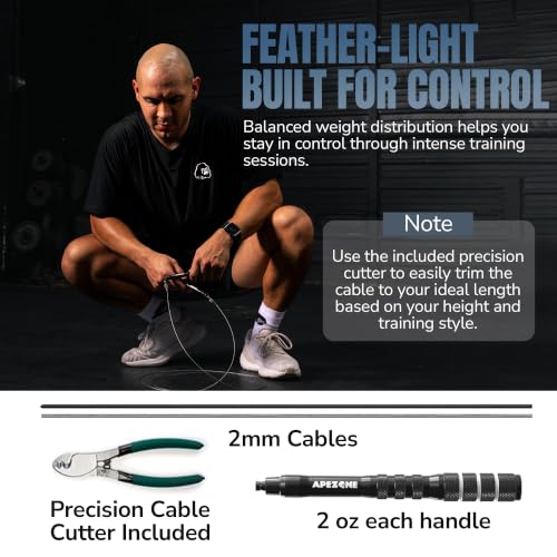 APEZONE Tactical Jump Rope Kit