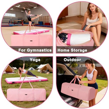 Gymnastics Air Mat Storage Bag, Carrying Case for Tumbling Mat & Air Pump