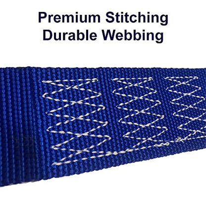 Rock-N-Rescue Professional Nylon Web Anchor Strap - Safety-Rated D-Ring Configuration, Heavy-Duty Fall Protection Equipment, Multiple Lengths 36-180 Inch, Industrial Safety Gear - size: 120"