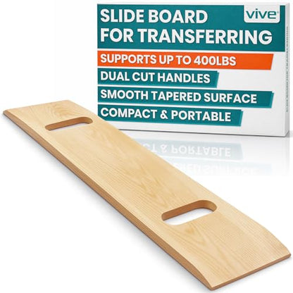Vive Transfer Board (30" by 8") - Patient Slide Assist Device - size: 29.5x7x0.75