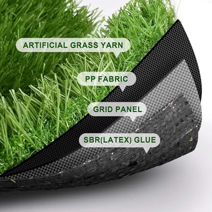 Yescom Sports Sled Strips Turf Gym Turf Flooring for Weight Sled Push Gym - size: 1.38"H-3'x33'(100Sq.Ft)