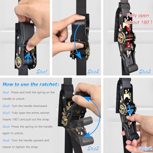 Brebebe Upgrade Door Anchor Strap for Resistance Bands Exercise, Multi Points Anchor Straps with 7 Loops+ 7 D Rings, Home Gym Workout Equipments with Ratchet Adjust Tighten Straps Not Loose, Sturdy - style: Door Anchor+Resistance Bands Set