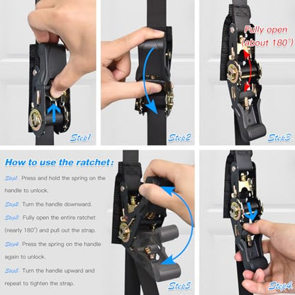 Brebebe Upgrade Door Anchor Strap for Resistance Bands Exercise, Multi Points Anchor Straps with 7 Loops+ 7 D Rings, Home Gym Workout Equipments with Ratchet Adjust Tighten Straps Not Loose, Sturdy - style: Door Anchor+Resistance Bands Set