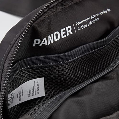 Pander Crossbody Belt Bag for Women and Men, Travel and Everyday Use - color: Dim Grey