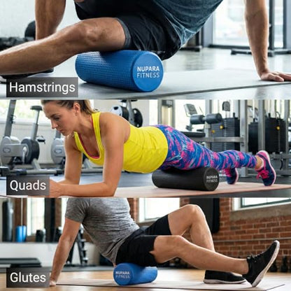 Exercise Foam Roller | Pilates Foam Roller - color: Orange, size: 18 Inch - Large