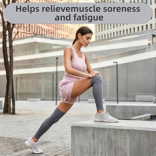 3 Pcs Leg Sleeves Compression - color: With Grey