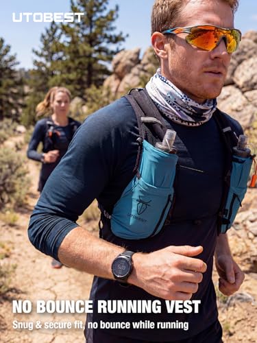 UTOBEST Running Vest Lightweight Hydration Pack 10L UTR110 - color: Purple (Vest Only), size: XL (Chest Size:40-45inch)