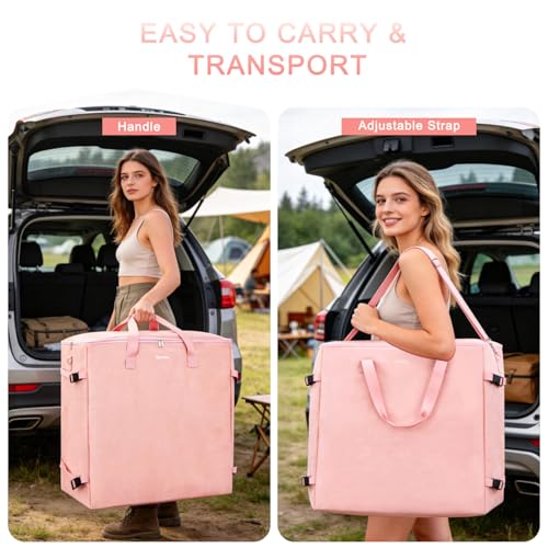 Foam Mat Storage Bag for 24" Interlocking EVA Foam Mats, Portable Carry Bag