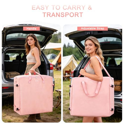 Foam Mat Storage Bag for 24" Interlocking EVA Foam Mats, Portable Carry Bag