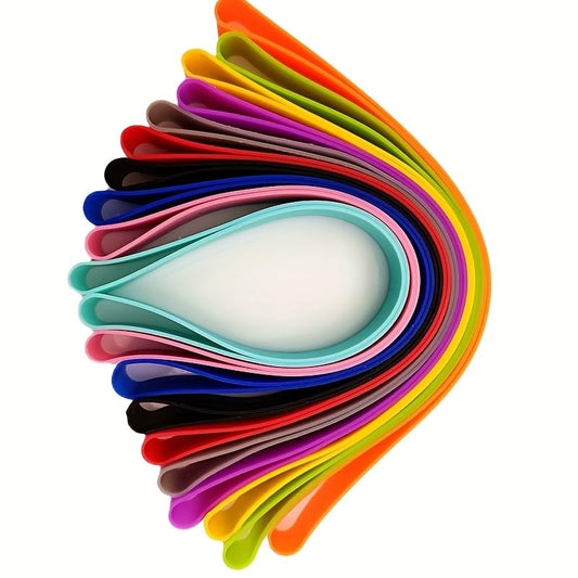 10pcs Silicone Binding Strap with High Rebound Tension Elastic Loop for Beach Chairs, Luggage, Outdoor Gear and Cable Organization, Multicolor