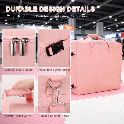 Foam Mat Storage Bag for 24" Interlocking EVA Foam Mats, Portable Carry Bag