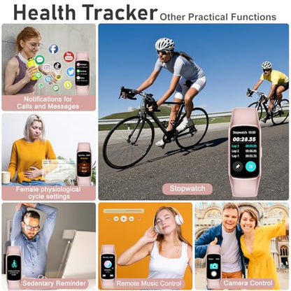 Fitness Tracker with 24/7 Heart Rate, Blood Oxygen, Sleep Tracker, 1.47''Waterproof Fitness Watch, Activity Tracker with Step Tracker for Women Men - color: Pink