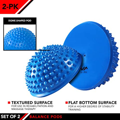 JFIT Balance Pod and Foot Fitness Set - Set of 2 Pods