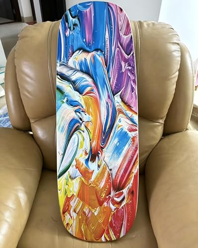 Balance Board with Cork Roller - color: oil painting