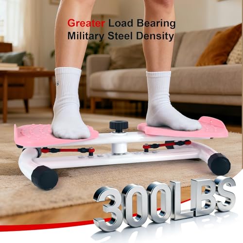 Waist Twister Machine Exercise Fitness Tool, Ultra-Quiet Operation, 9-level Adjustable Resistance Modes, Slim Waist Exerciser, Rotating Balance Trainer, Load-Bearing 300LBS