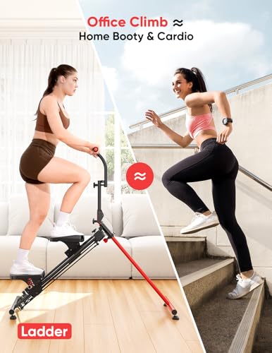 YOLEO Adjustable Resistance Stair Stepper, 3-Mode Folding Stairmaster,660LB - color: V2.0 Basic Stair Stepper