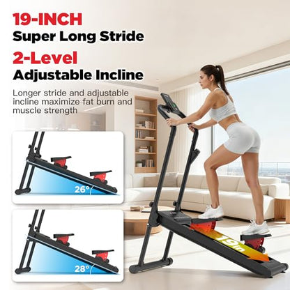 Magnetic Stair Stepper Vertical Climber - Home Cardio Machine