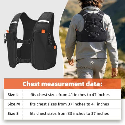 NOOLA Running Hydration Vest with Phone Holder for Men Women - size: Small